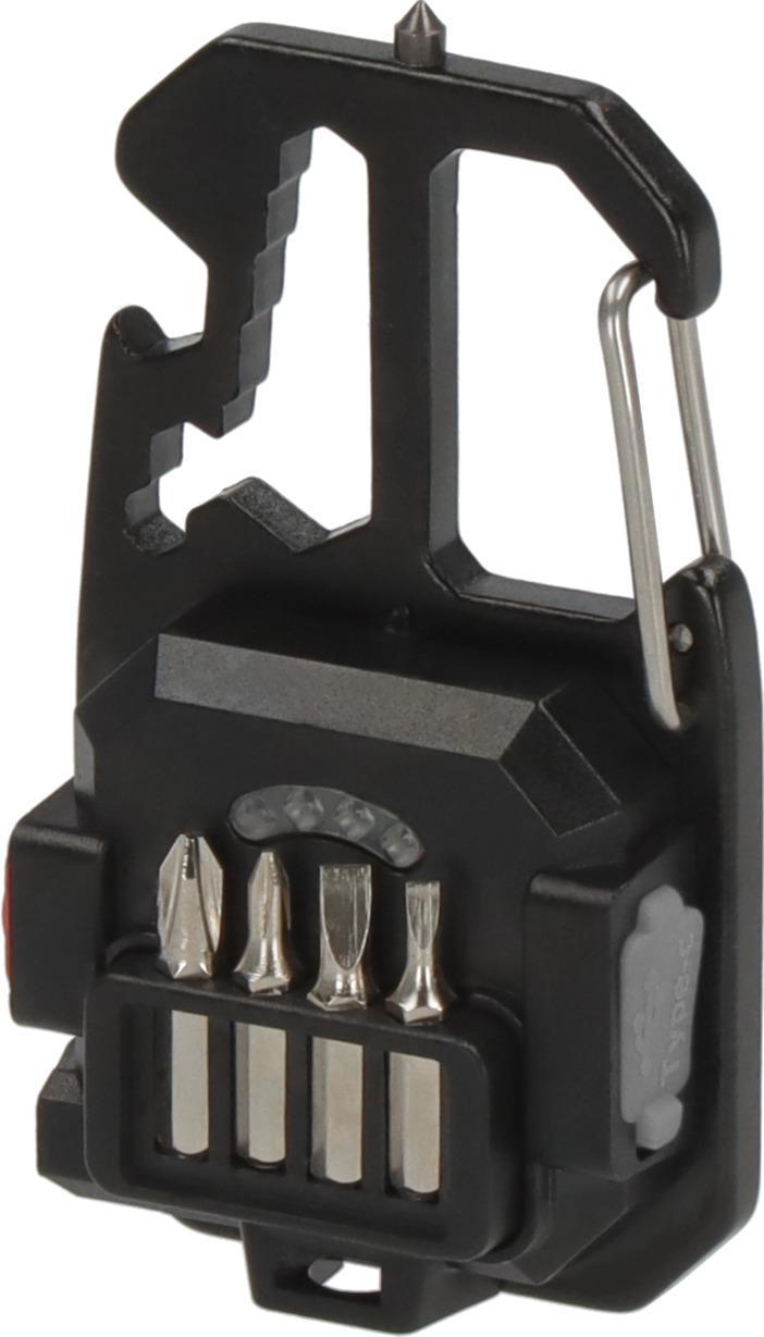 mini torcia led multifunzione compatta brennenstuhl vista laterale