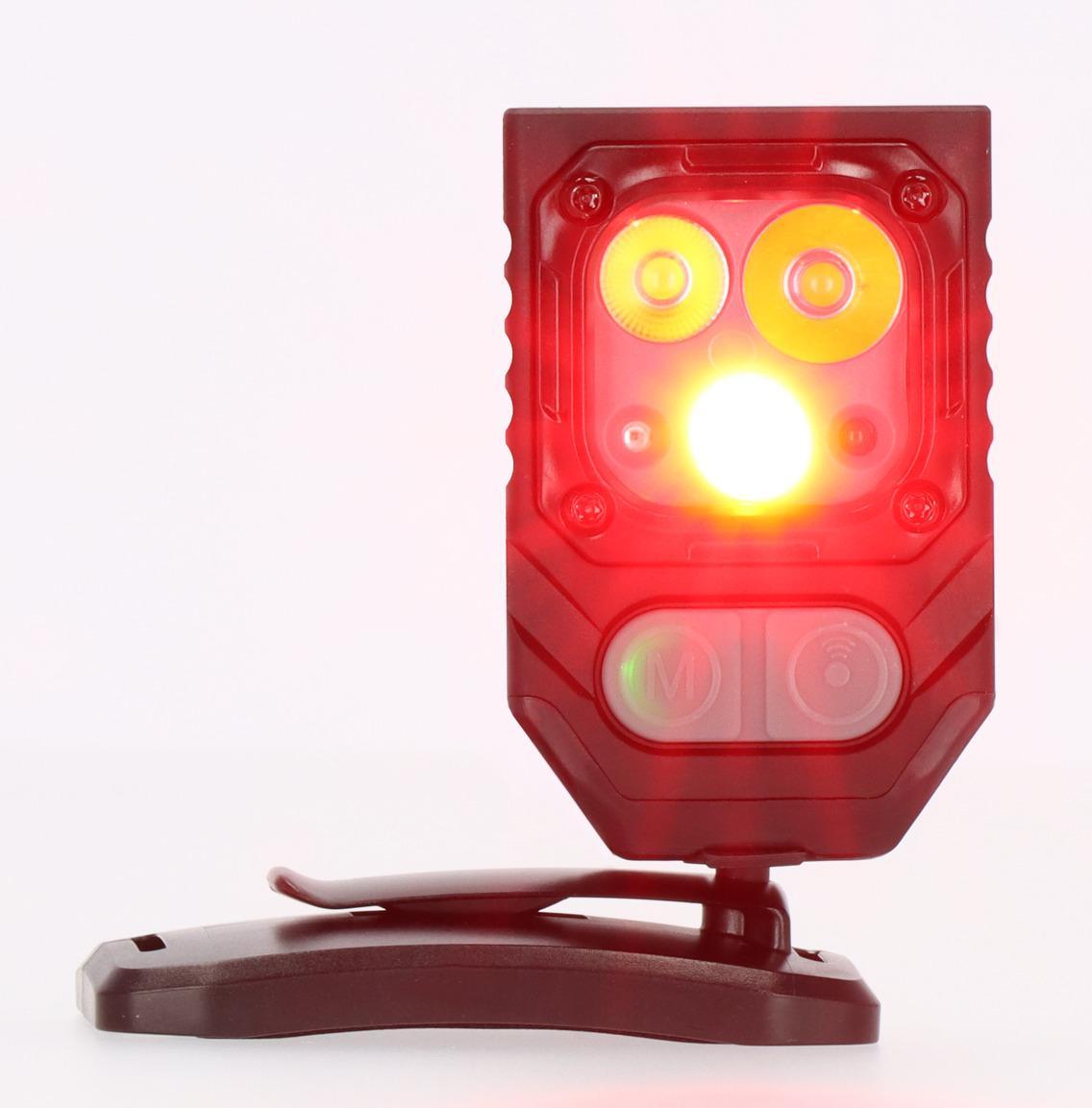 lampada da lavoro led con luce rossa segnalazione