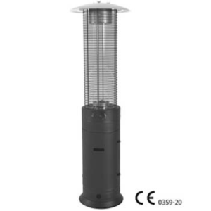 Stufa a gas fungo nera 186 cm - c060136010