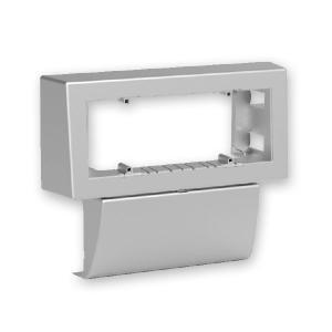 Scatola incasso alluminio 6-7 moduli  10689.al