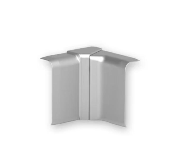 angolo interno variabile decorazione alluminio per canale battiscopa 100x25 wing design