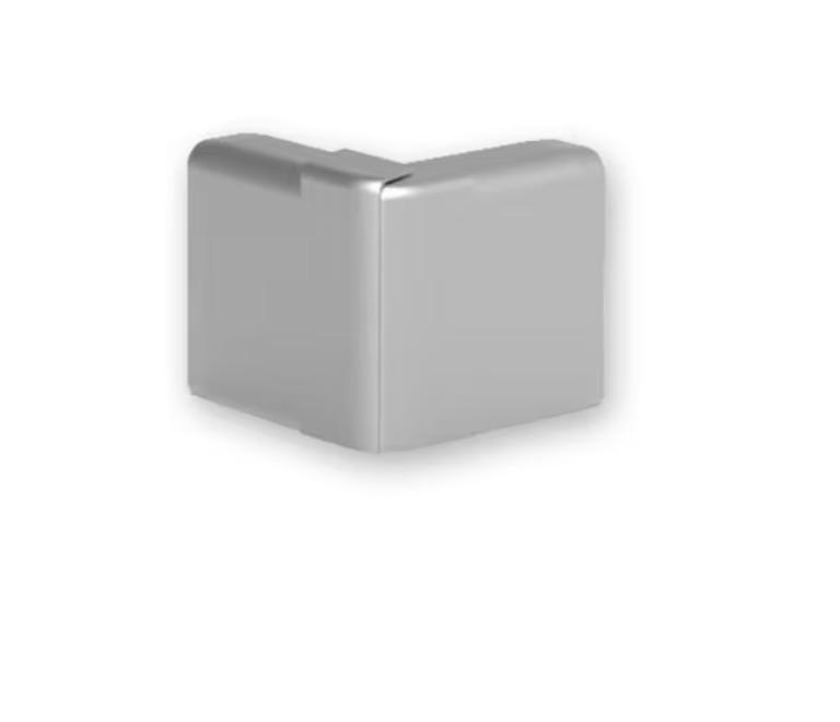 Angolo esterno variabile decorazione alluminio per battiscopa 100x25 Arnocanali