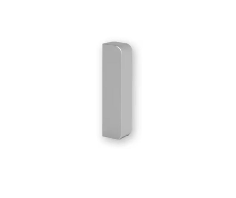 terminale sinistro battiscopa 100x25 decorazione alluminio