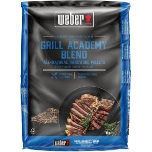 Pellet di legno naturale grill academy blend 8 kg  3401051 ideale barbecue