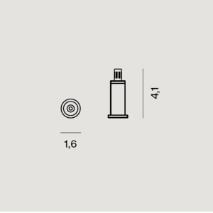 Kit decentralizzazione sospensione acciaio 1,6x4,1 cm  fnkit_dec_b