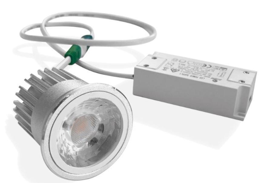 Modulo led con driver push dimmer e ottica 40 gradi Modulo led con driver push dimmer nobile illuminazione ottica 40 gradi