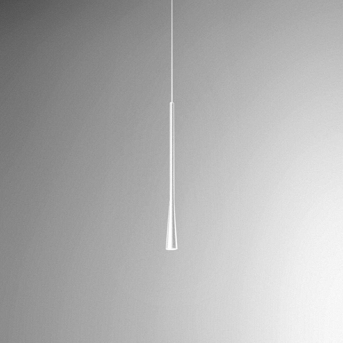 lampada a sospensione ad incasso led bianco satinato gea luce dafne sp i