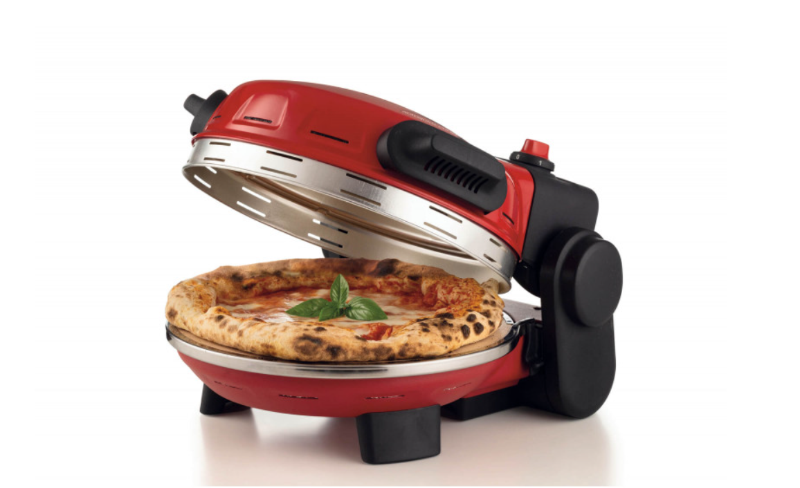 forno pizza elettrico Ariete pizzeria gourmet con pizza su pietra refrattaria