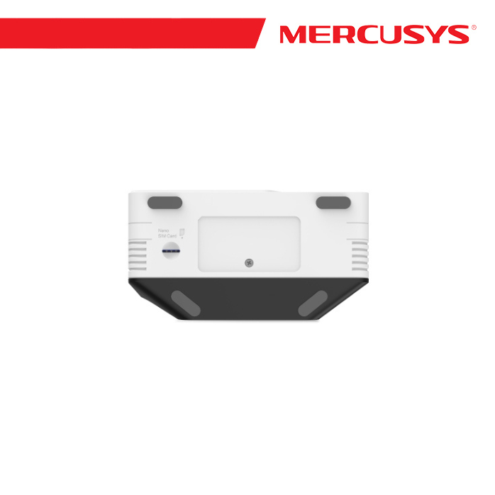 Vista inferiore del router dual band 5G compatibile nano SIM