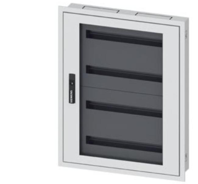 quadro elettrico da incasso siemens alpha 125 con porta ispezione ip31 ral 7035