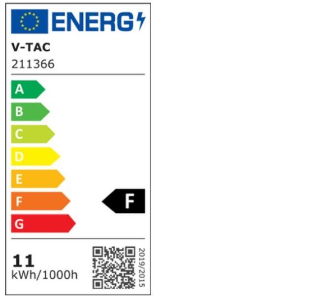 lampadina led r80 attacco e27 11w 4000k v tac colore bianco