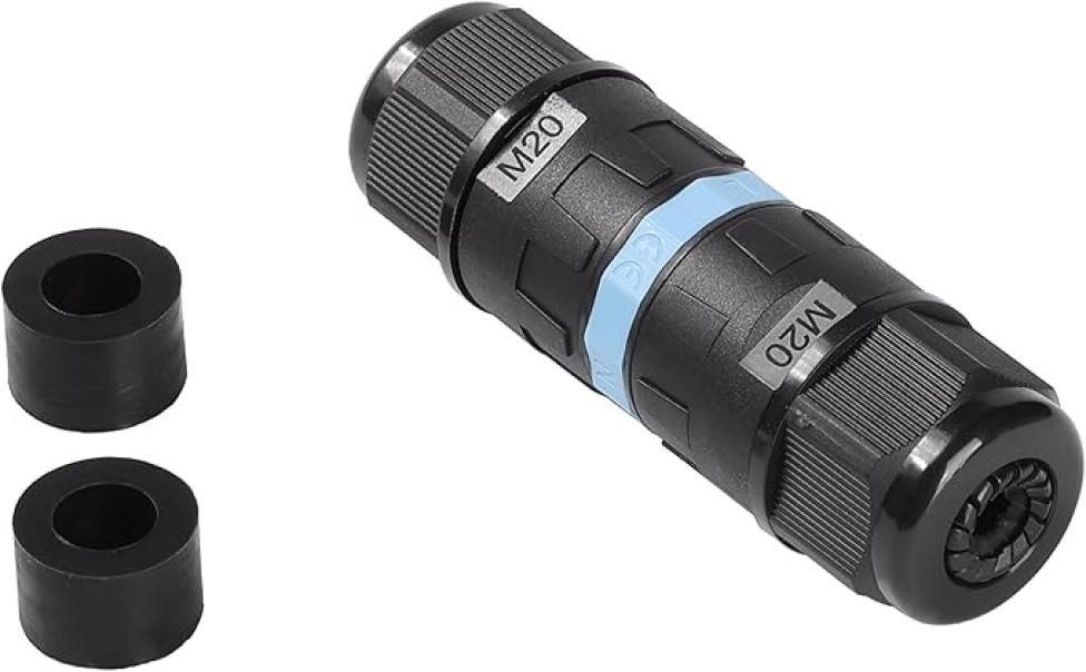 connettore stagno ip68 3 poli 2 vie electraline con passacavo