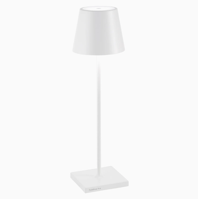 lampada da tavolo led portatile ricaricabile bianca poldina lampada da tavolo led portatile ricaricabile bianca zaferano poldina