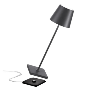 Lampada tavolo led ricaricabile 38 cm poldina pro  - ld1340n3