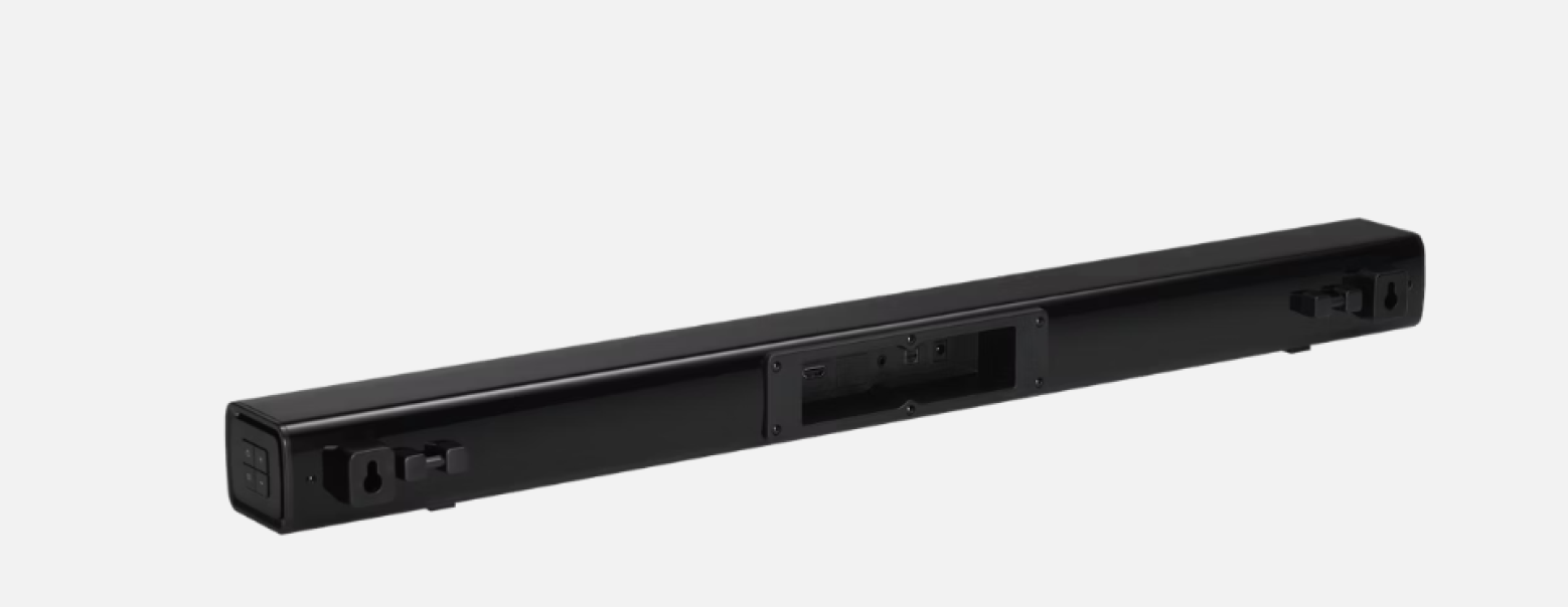 retro soundbar panasonic con connettori e predisposizione montaggio a parete
