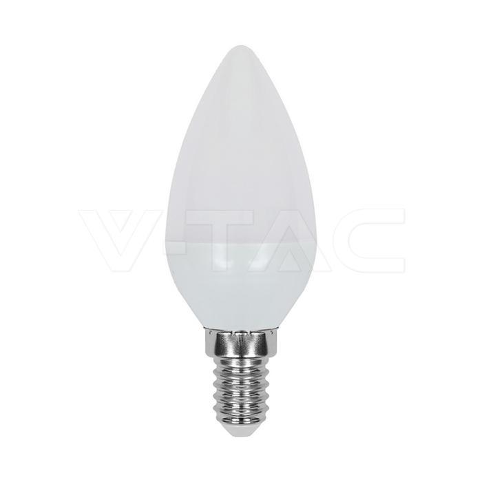 lampadina led a candela e14 opaca v tac