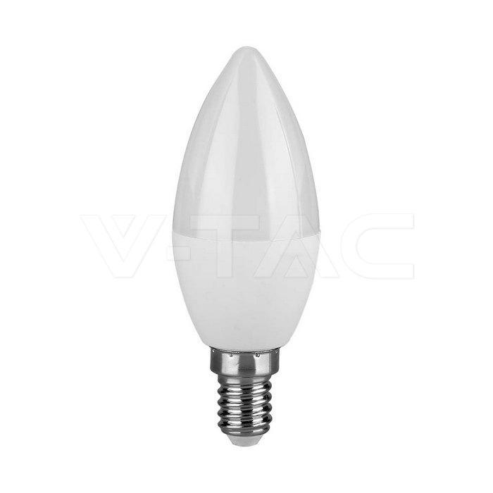 lampadina led a candela e14 65w 4000k v tac