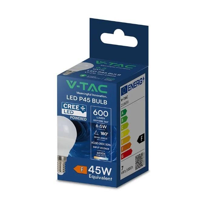 confezione lampadina led v tac p45 e14 6 5w 600 lumen