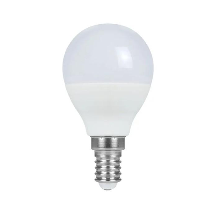 lampadina led e14 forma p45 bianco con diffusore opaco