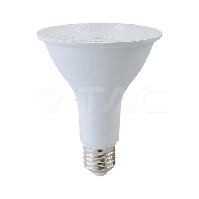 lampadina led par30 e27 11w 3000k v tac vista frontale