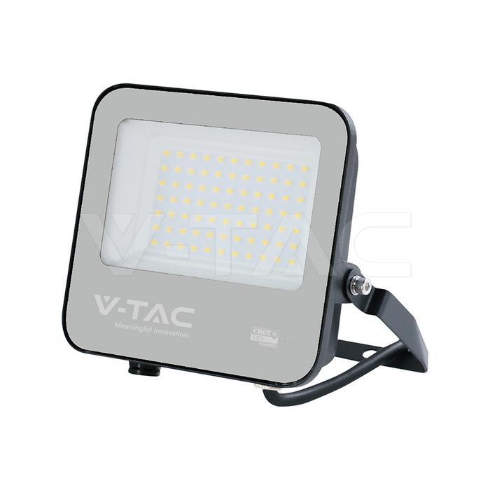 proiettore faro led v tac 50w 4000k con staffa