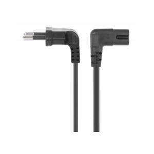 Cavo alimentazione c7 angolati 3 m nero - 356879