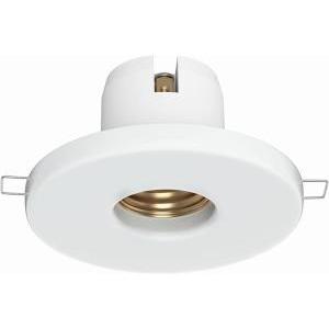 Plafoniera faretto da incasso e27 rotonda, 99mm ø, 1x e27 max. 60w bianco - lc-el-158