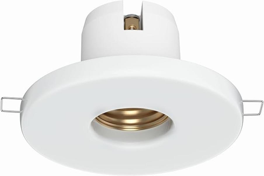 faretto da incasso bianco con attacco e27 d99 vista frontale