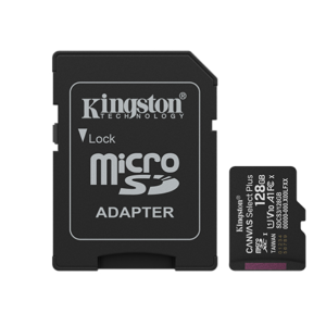 Microsd 128gb con adattatore kingston - sdcs3128gb