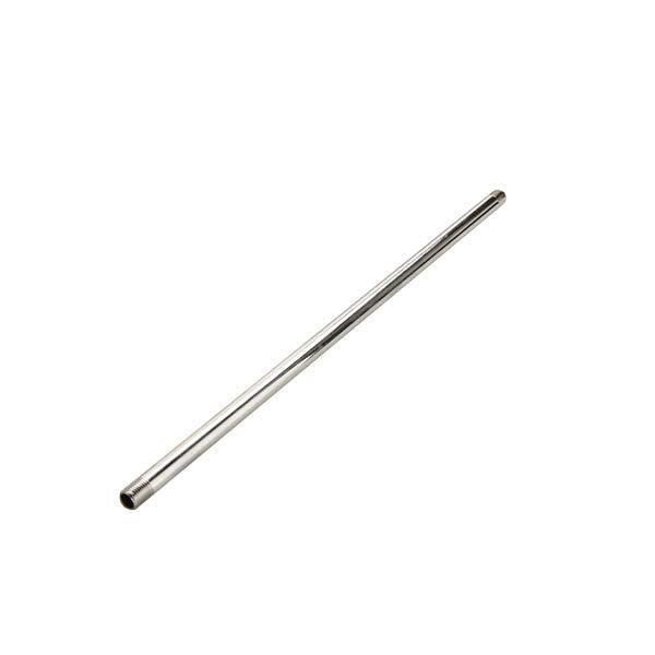 tige in metallo cromato con doppio filetto lunghezza 30 cm