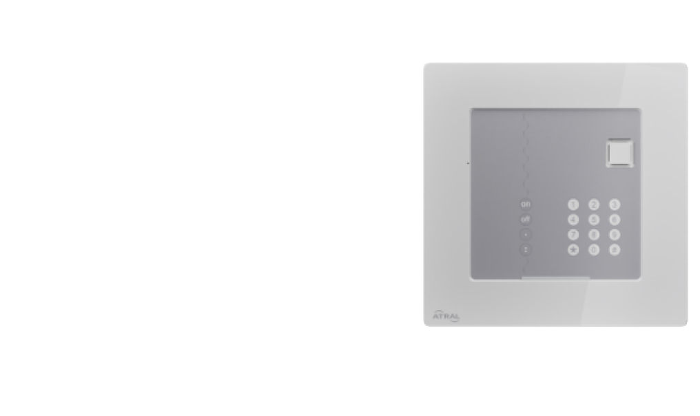 Centrale modulare antifurto con tastiera integrata e pannello comandi Logisty Hager DL360AX