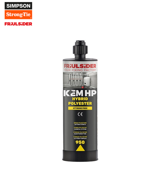 cartuccia ancorante chimico friulsider kem hp poliestere ibrido senza stirene