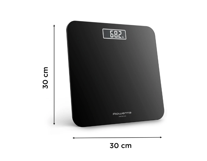 bilancia pesapersona digitale rowenta colore nero con display