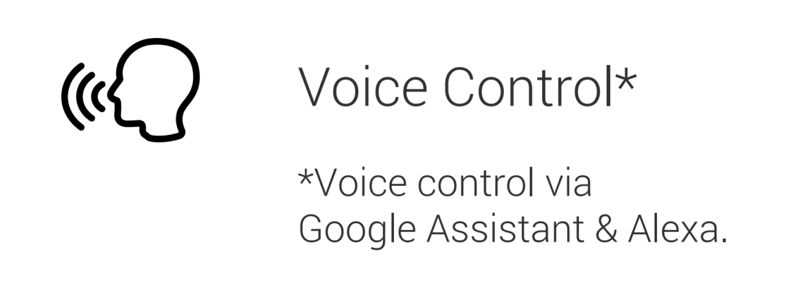 icona controllo vocale per lampadina smart compatibile alexa e google assistant