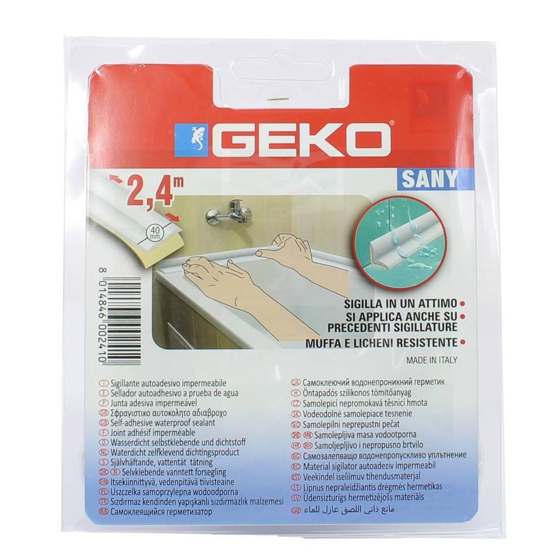 Nastro Sigillante Autoadesivo BIANCO  4cm X 2,4m GEKO -   D030705016 01