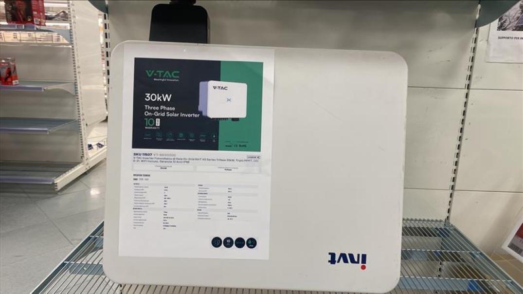 Inverter Fotovoltaico Trifase On-Grid 30 kW IP66 u2013 V-TAC VT-6630305 - 11507 04