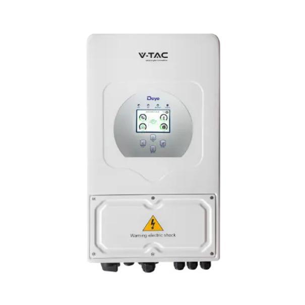 Inverter Ibrido Monofase V-TAC DEYE 6kW Bianco - 12679 01