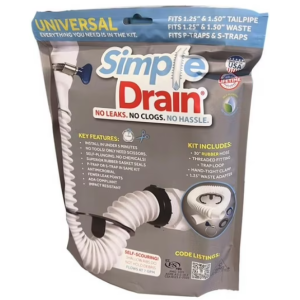 Kit sifone universale gomma  simple-drain
