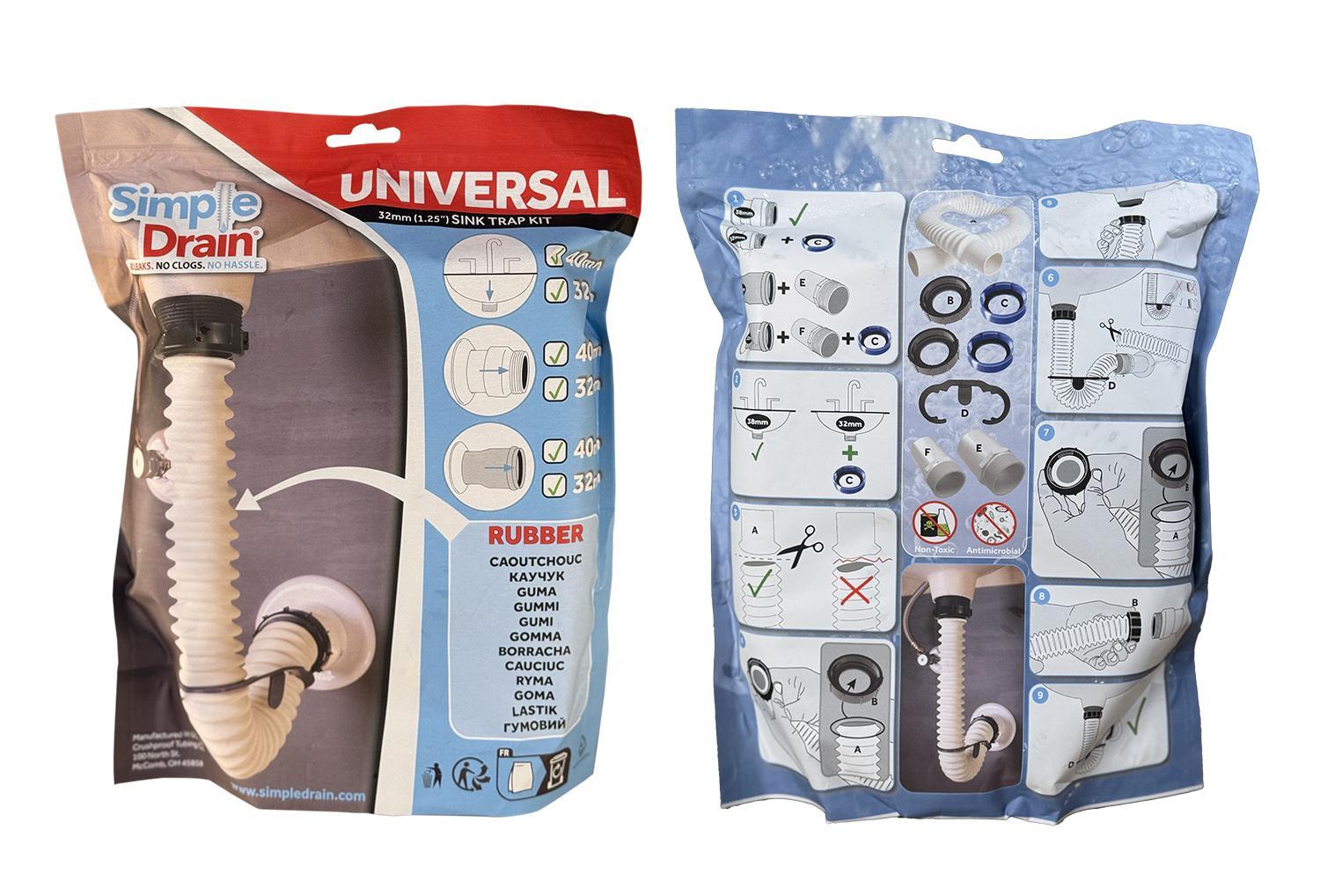 simple drain kit universale sifone in gomma simple-drain - foto 1