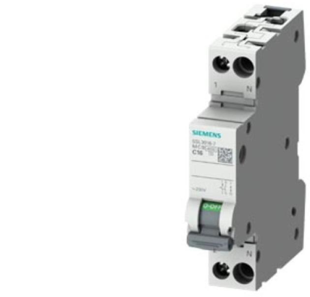 interruttore magnetotermico siemens sentron 1p n curva c 40a 45ka guida din