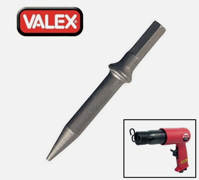 scalpello a punta esagonale 125 mm valex