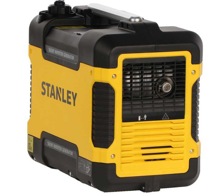 generatore inverter silenziato stanley vista laterale