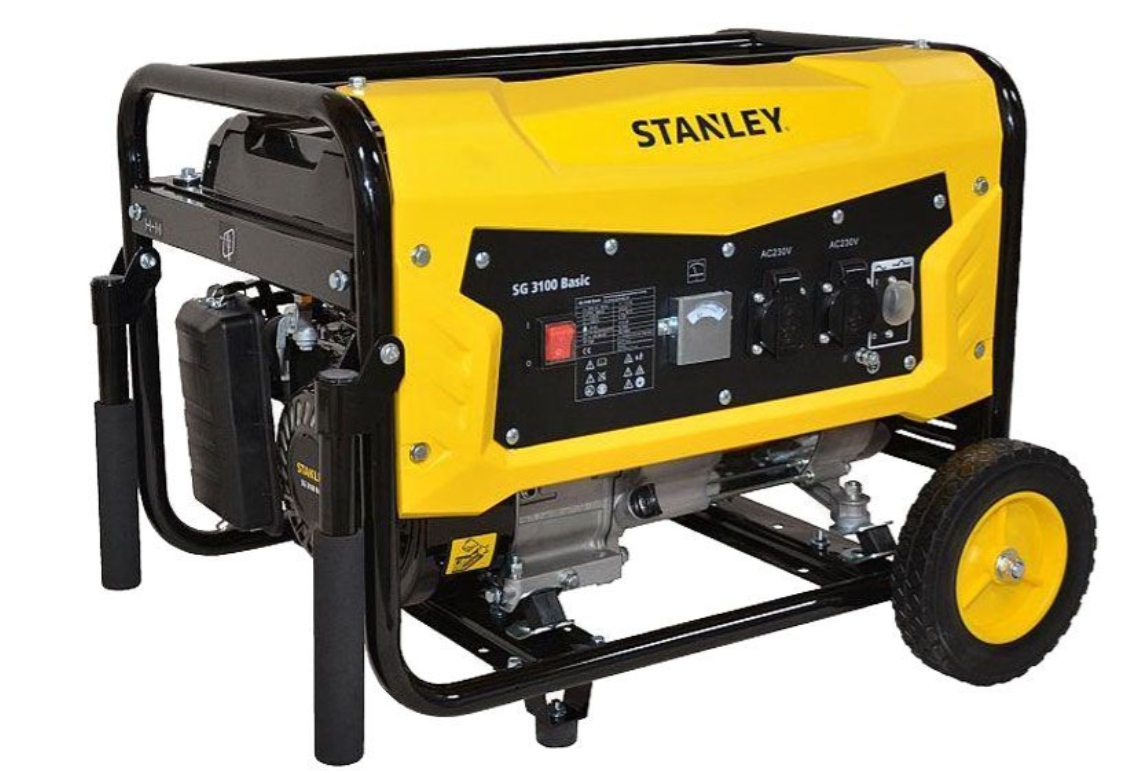 generatore sincrono 230v 29 kw con telaio e ruote