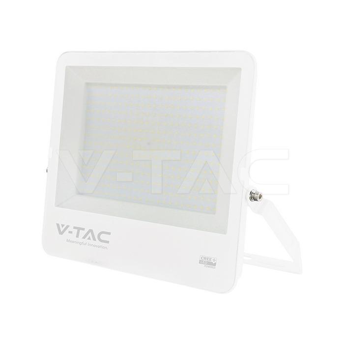 proiettore led 300w 4000k v tac colore bianco vista frontale