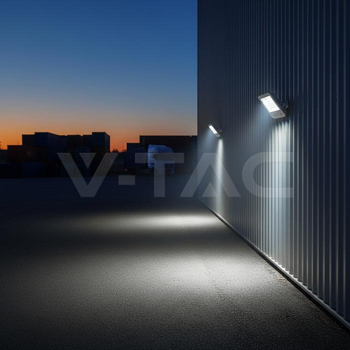 proiettori led da esterno installati su parete illuminazione area