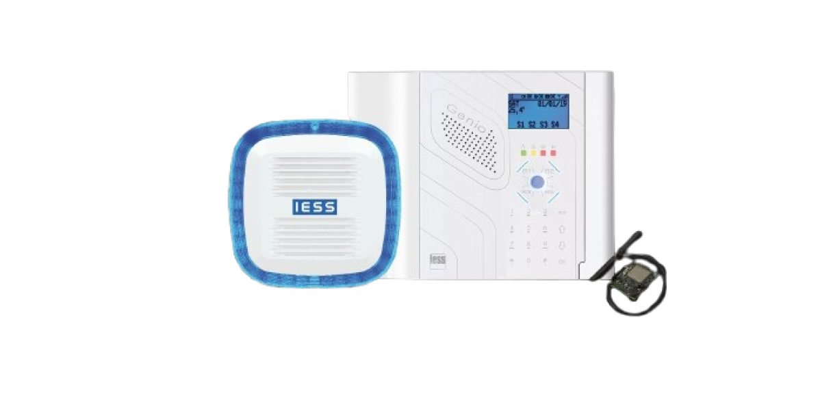 Kit antintrusione Iess GENIOPLUS8 + LTE START + sirena QUEEN sistema ibrido 64 zone - KIT1230PLUS 01