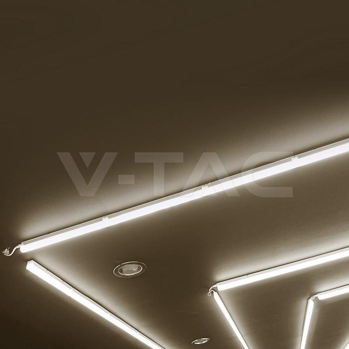 regletta led t5 v tac vista laterale corpo lineare