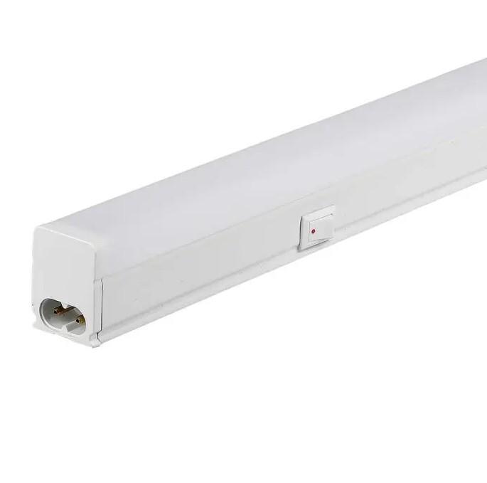 regletta led t5 bianca con interruttore integrato vista prodotto