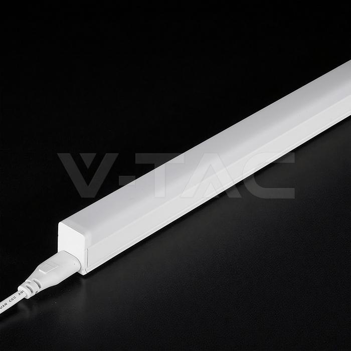 barra regletta led t5 v tac vista laterale corpo bianco