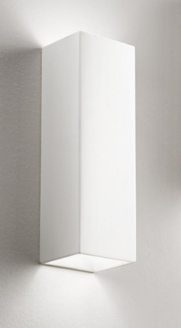 applique da parete in ceramica finitura grezza per interni